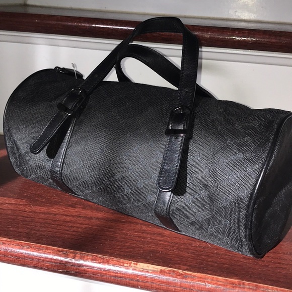 Etienne Aigner Black monogram small barrel bag 😘 - Picture 7 of 8